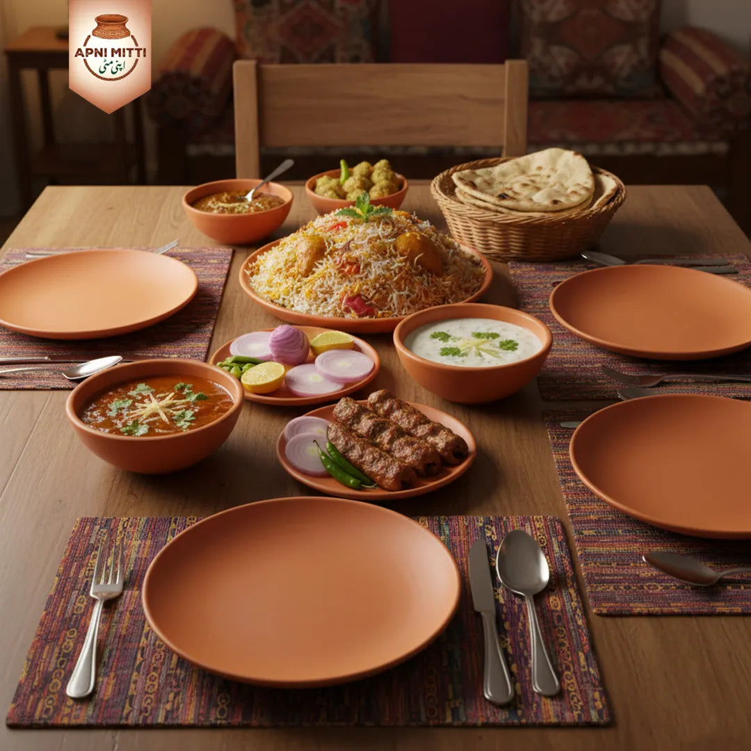 What Are the Benefits of Eating in a Clay Plate.