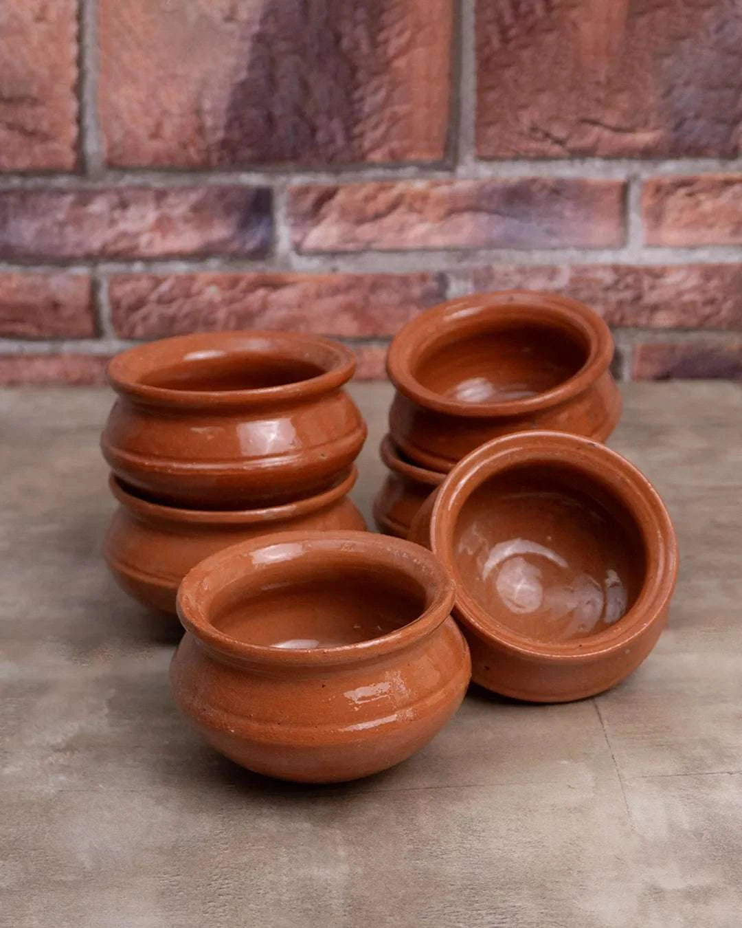 Clay Mini Handi (6 Pieces) - Image 3