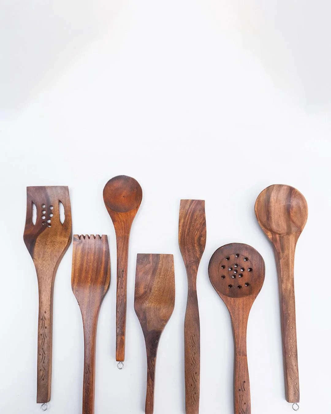 7 Piece Wooden Spoon Set - Image 4