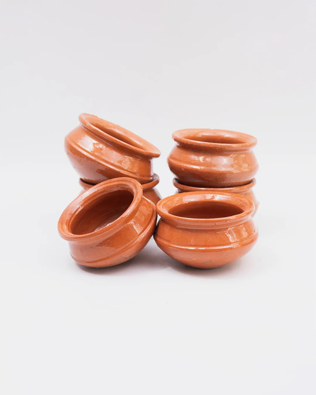 Clay Mini Handi (6 Pieces) - Image 2