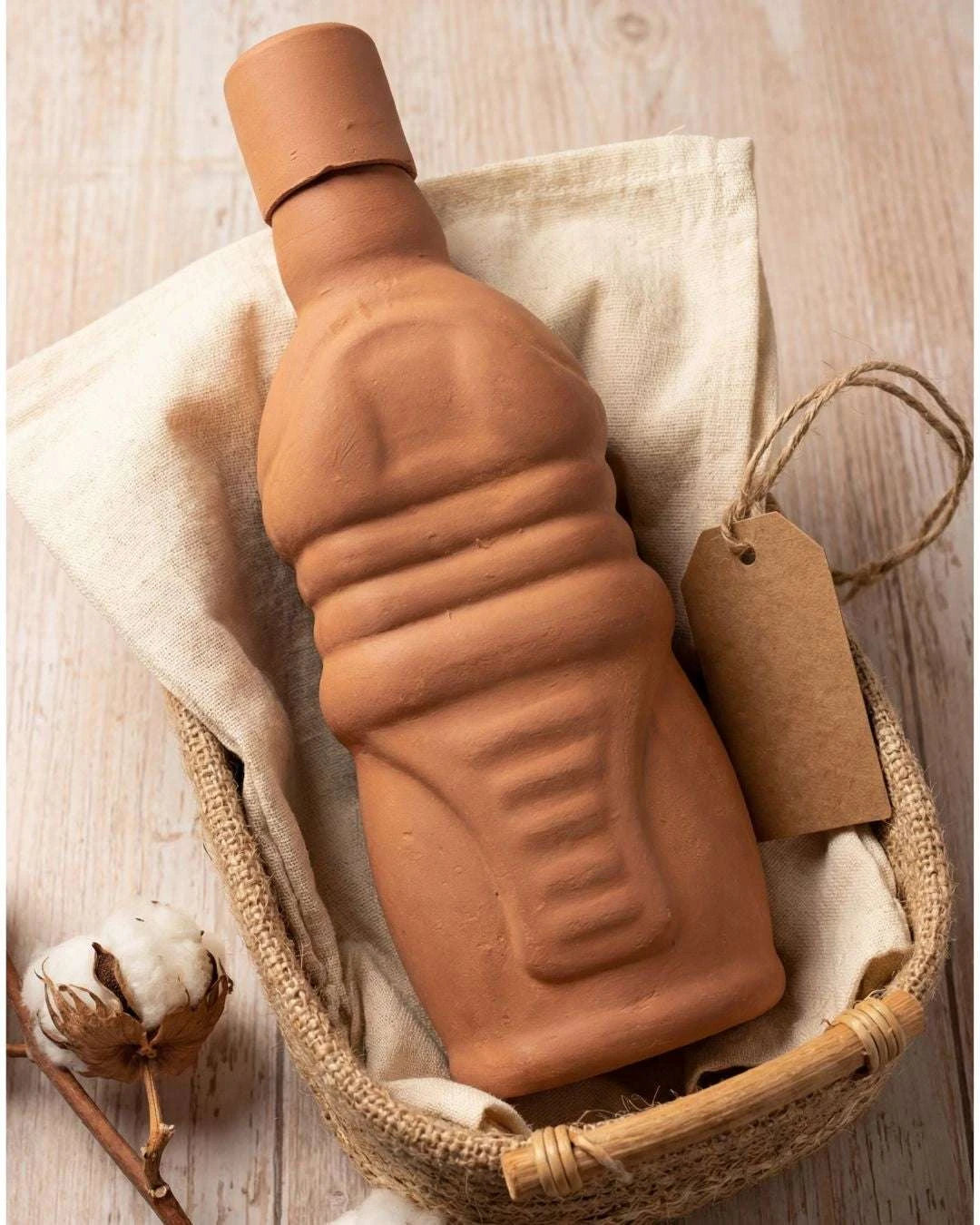Eco-Friendly Clay Bottle - Image 3