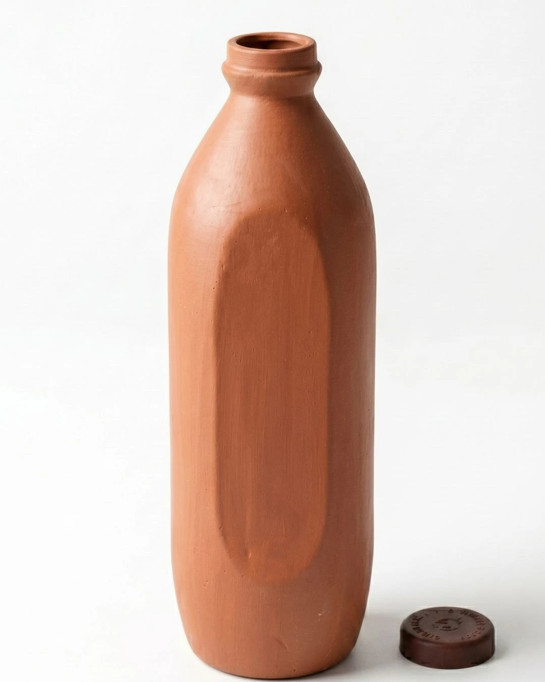 Terracotta Clay Water Bottle 500ml