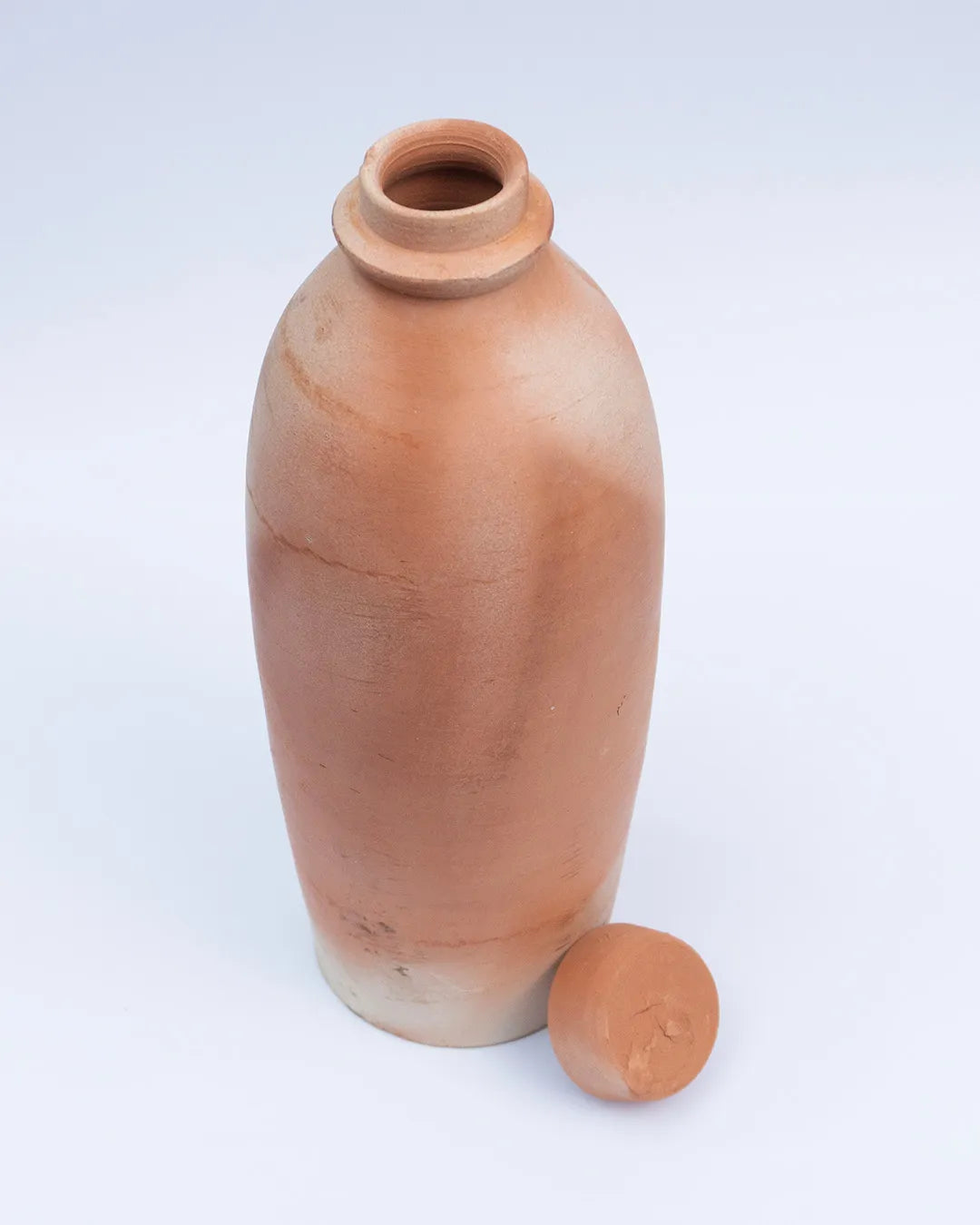 Handcrafted Clay Water Bottle 500ml - Image 2