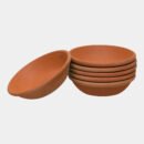 Clay Deep Plates 4pcs
