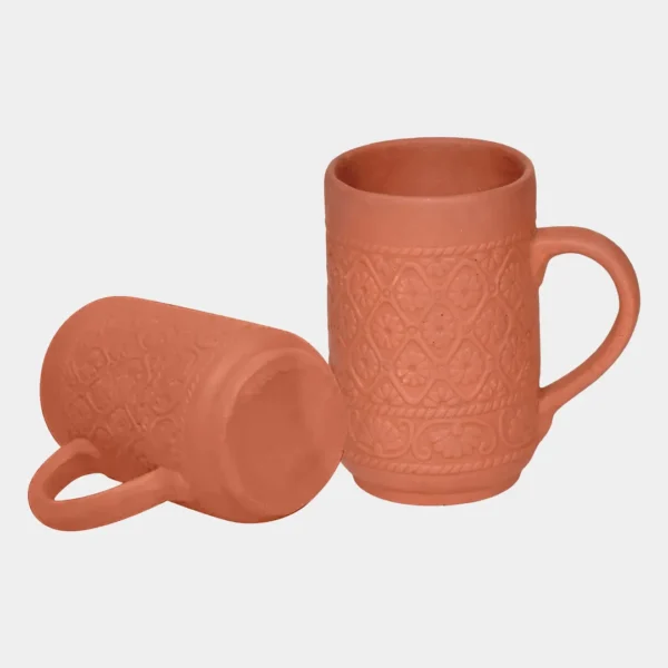 Clay Mugs front and back