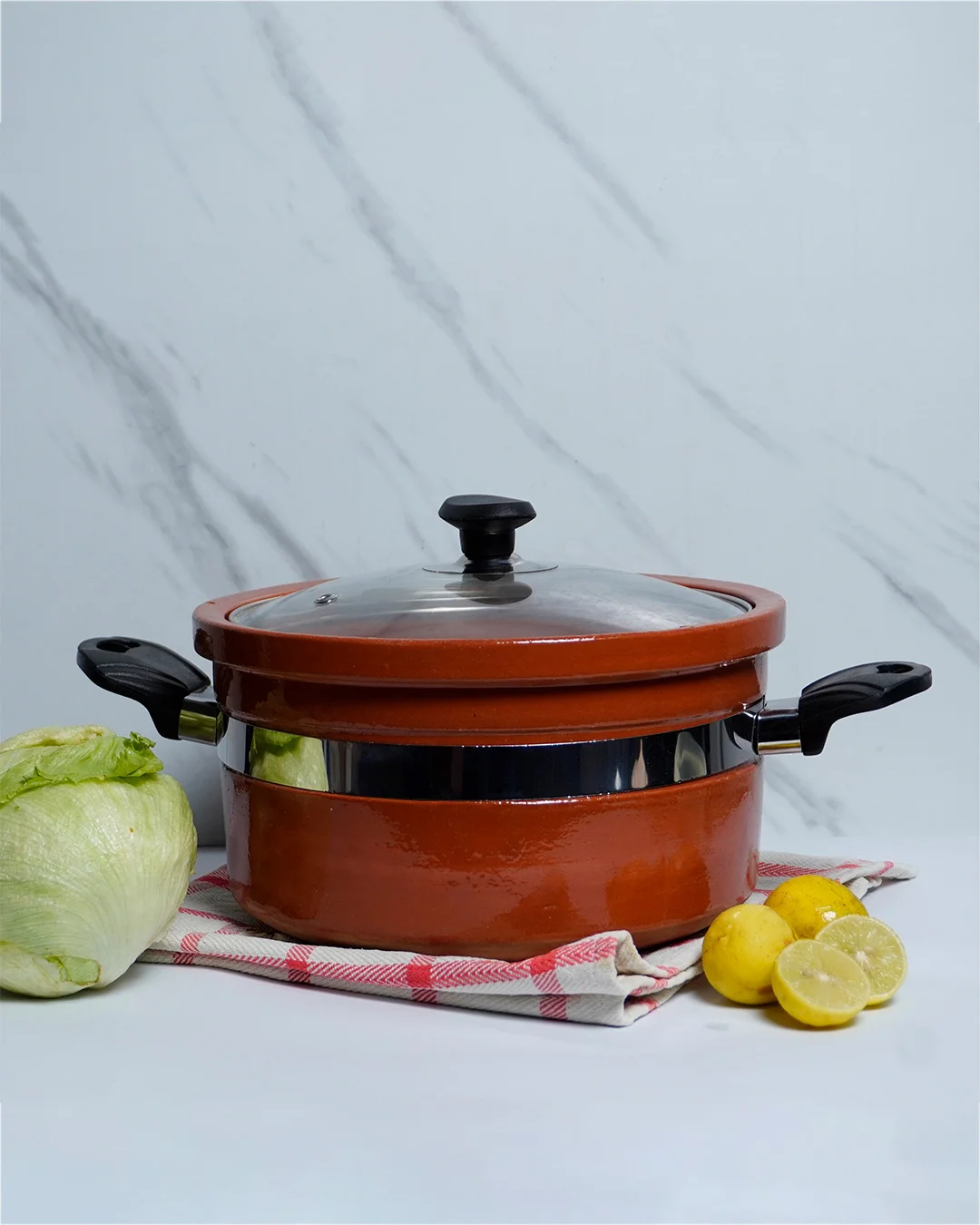 Clay Handi Flat Glazed