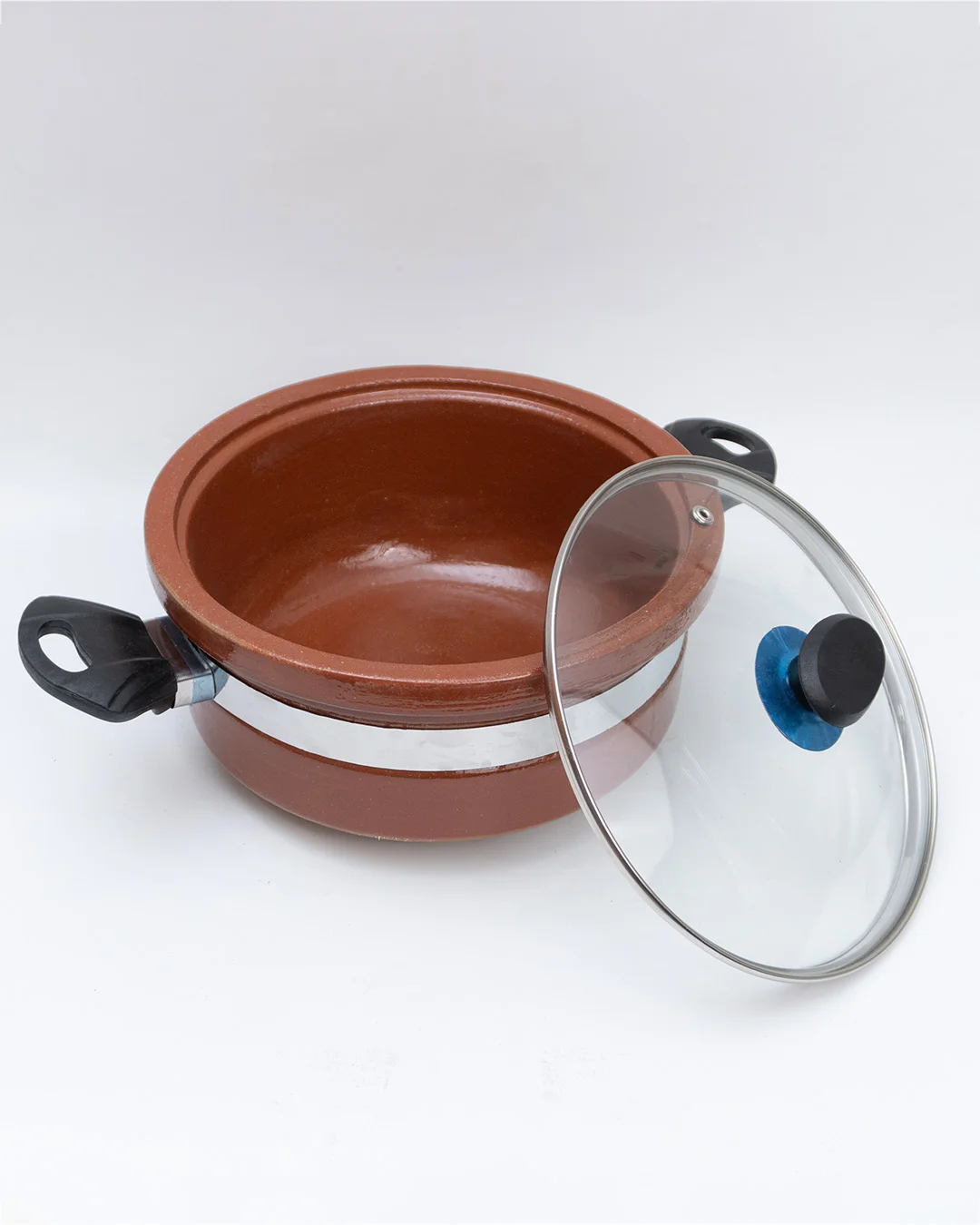 Clay Karahi Flat Glazed
