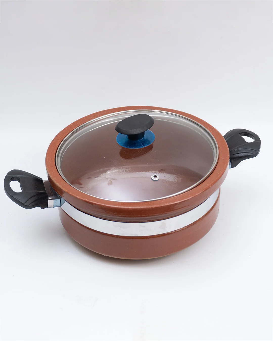 Clay Karahi Flat Glazed