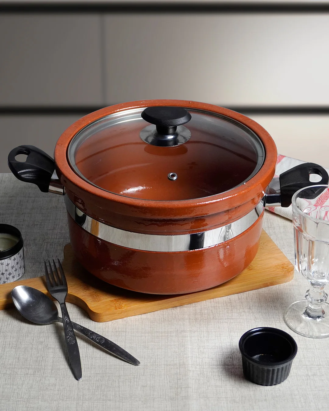 Clay Handi Flat Glazed