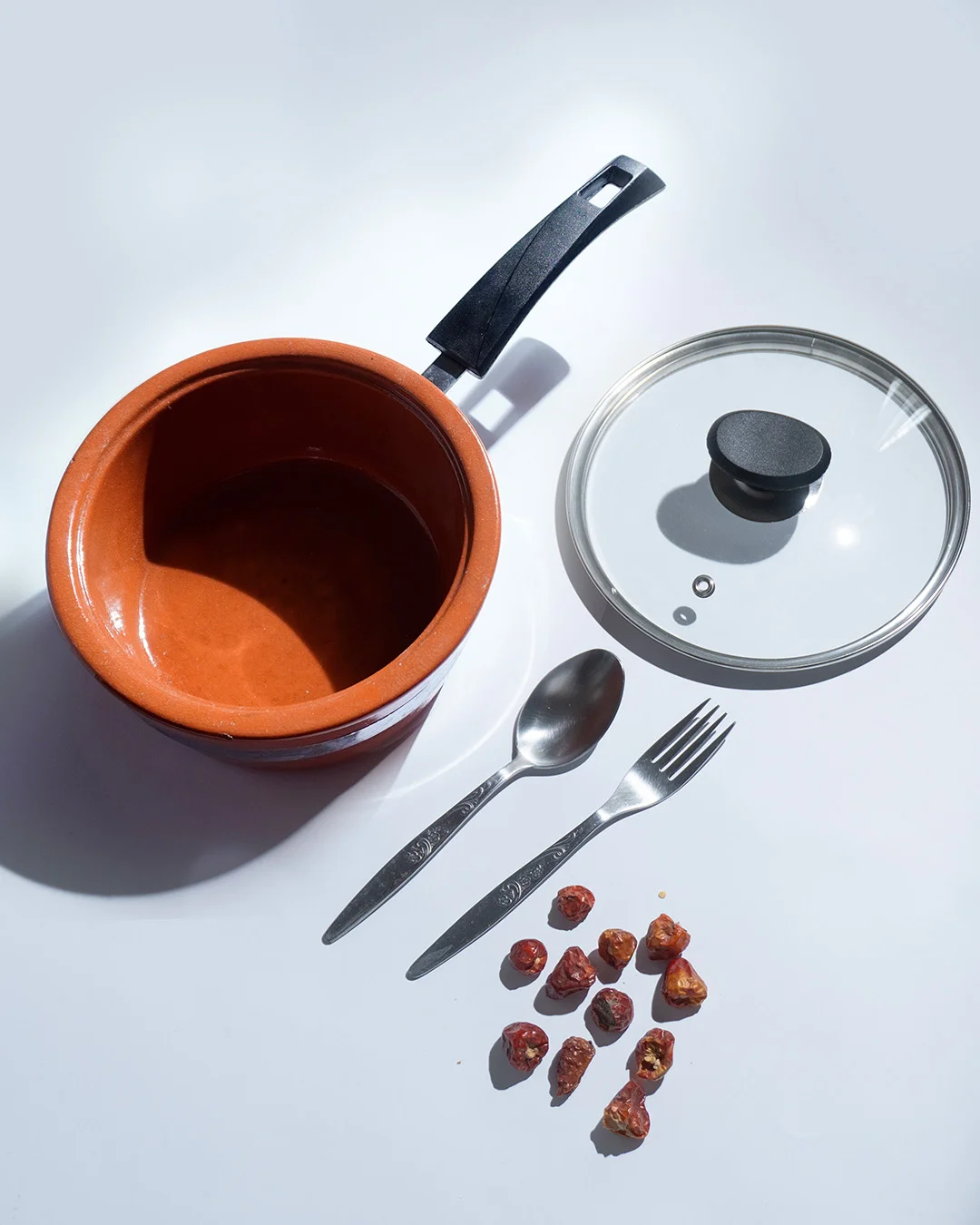 Clay Saucepan Glazed