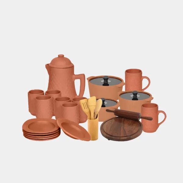 Clay Kitchenware Set