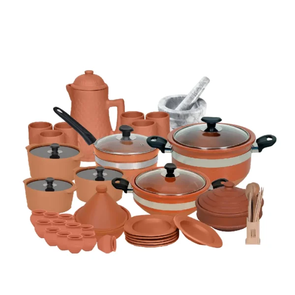 Handmade Clay Cookware Set